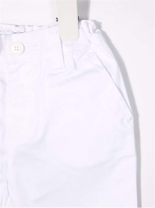 Pantalone bianco baby con tasche a filo EMPORIO ARMANI KIDS | 3LHP051NJTZ0100